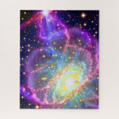 Cosmic Stunning Paarse Chaotic Event in Universe Legpuzzel (Verticaal)