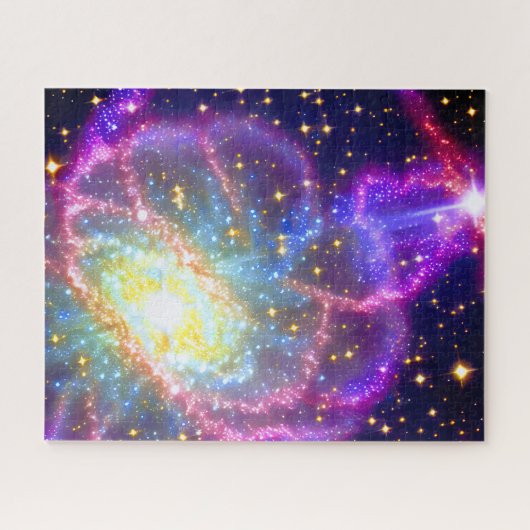Cosmic Stunning Paarse Chaotic Event in Universe Legpuzzel (Horizontaal)