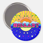 Cosmic Style Hillary Celebration Poster Magneet (Voorkant / Achterkant)