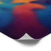 Cosmic Sun: een psychedelisch wandtapijt Poster (Hoek)