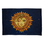 Cosmic Sun Moon Boho Goddess Celestial Mandala Art Kussensloop (Voorkant)