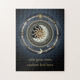 Cosmic Sun Moon & Stars Design Legpuzzel