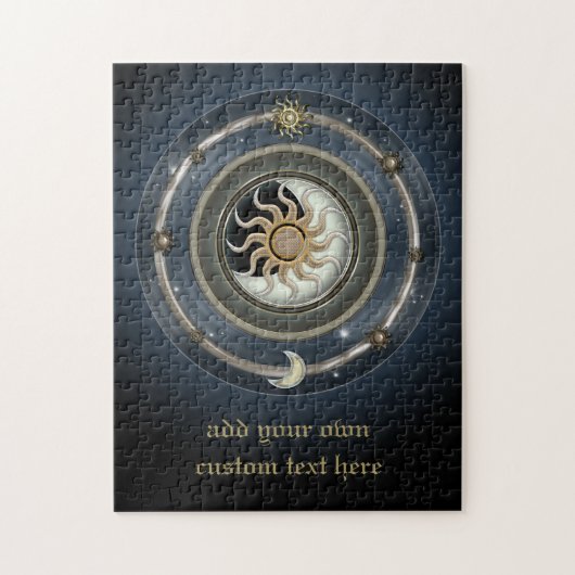 Cosmic Sun Moon & Stars Design Legpuzzel (Verticaal)