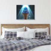 Cosmic Sundae Abduction Canvas Afdruk (Insitu (Slaapkamer))