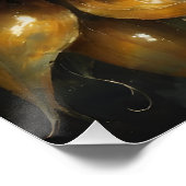 Cosmic Sunflower - AI Fantasy Digital Art Print Perfect Poster (Hoek)