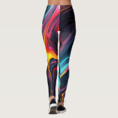 Cosmic Surge – Liquid Galaxy Leggings (Achterkant)