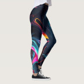 Cosmic Surge – Liquid Galaxy Leggings (Rechts)