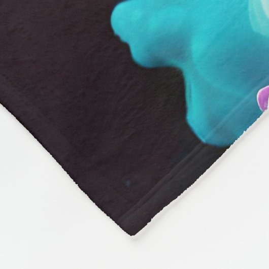 Cosmic Surreal Fantasy Wolf Aangepaste Abstracte k Fleece Deken (Hoek)