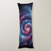 Cosmic Swirl - Galaxy Design Lichaamskussen (Achterkant (Verticaal))
