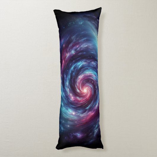 Cosmic Swirl - Galaxy Design Lichaamskussen (Achterkant (Verticaal))