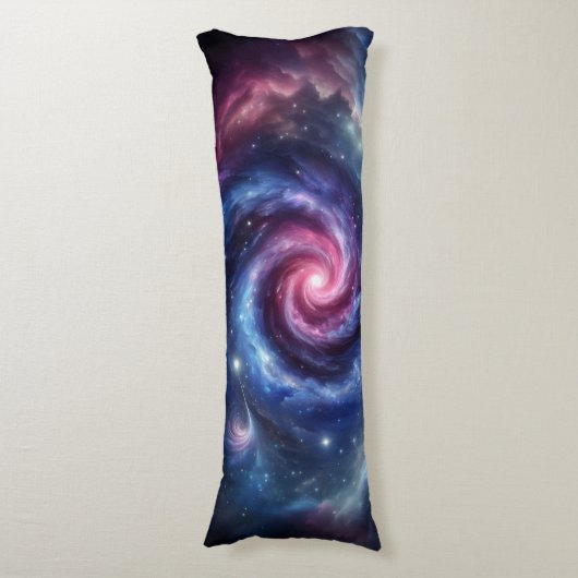 Cosmic Swirl - Galaxy Design Lichaamskussen (Voorkant Verticaal)
