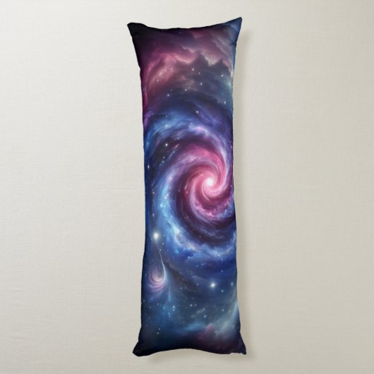 Cosmic Swirl - Galaxy Design Lichaamskussen (Achterkant (Verticaal))
