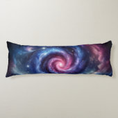 Cosmic Swirl - Galaxy Design Lichaamskussen (Voorkant)