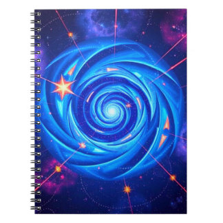 Cosmic Swirl-Notitieboek | Schrijf tussen de sterr Notitieboek