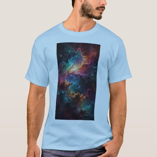 Cosmic Swirl T-Shirt Design (Voorkant)