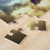 Cosmic Swirling Indigo Celestial Rainbow Universe Legpuzzel (Zijkant)