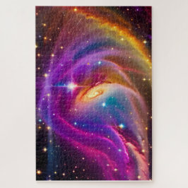 Cosmic Swirling Indigo Event in Universe Legpuzzel