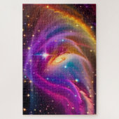 Cosmic Swirling Indigo Party Fun Event in Universe Legpuzzel (Verticaal)
