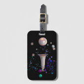 Cosmic Symphony Bagagelabel (Voorkant (verticaal))