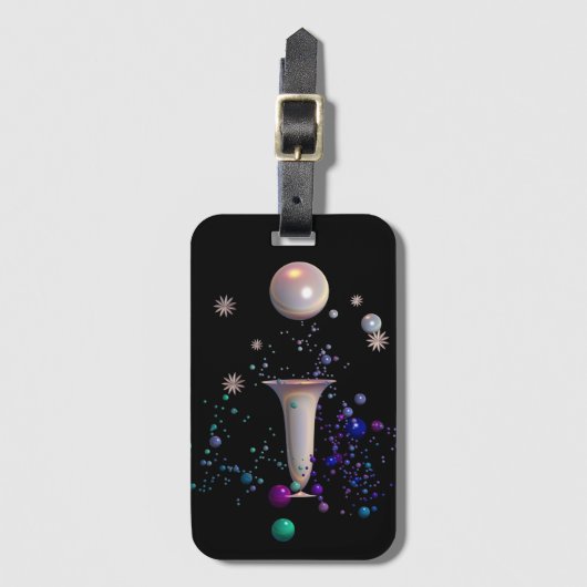 Cosmic Symphony Bagagelabel (Voorkant (verticaal))