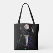 Cosmic Symphony Canvas tas (Achterkant)