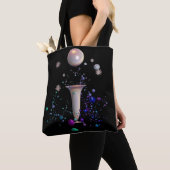 Cosmic Symphony Canvas tas (Dichtbij)