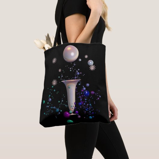 Cosmic Symphony Canvas tas (Dichtbij)