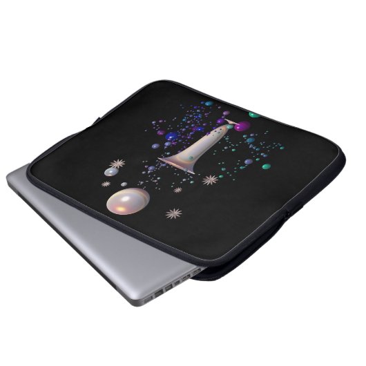 Cosmic Symphony Laptop Sleeve (Voorkant onderkant)