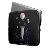 Cosmic Symphony Laptop Sleeve (Voorkant Links)