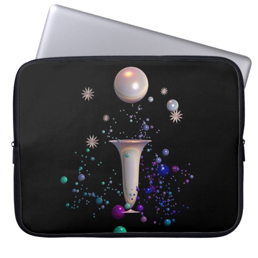 Cosmic Symphony Laptop Sleeve (Voorkant)