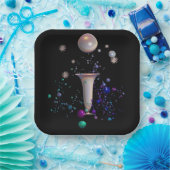 Cosmic Symphony Papieren Bordje (Feest)