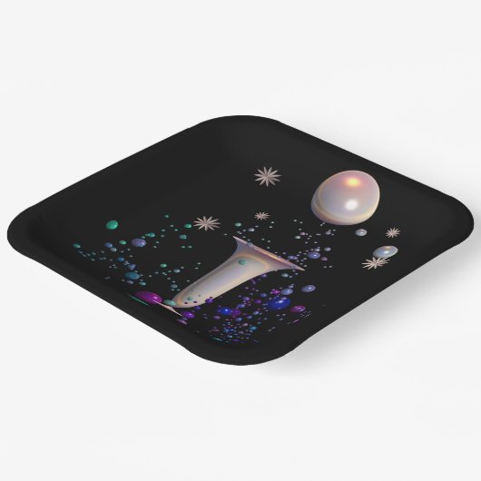 Cosmic Symphony Papieren Bordje (Gebogen)