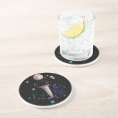 Cosmic Symphony Sandstone Onderzetter (Zijkant)