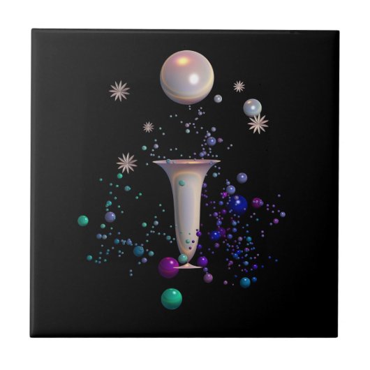 Cosmic Symphony Tegeltje (Voorkant)