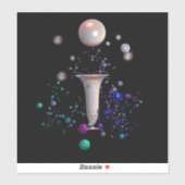 Cosmic Symphony Vinyl Sticker (Vel)