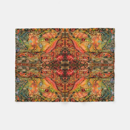 Cosmic Taste of Healing Fine Art Fleece Blanket Deken (Voorkant (Horizontaal))