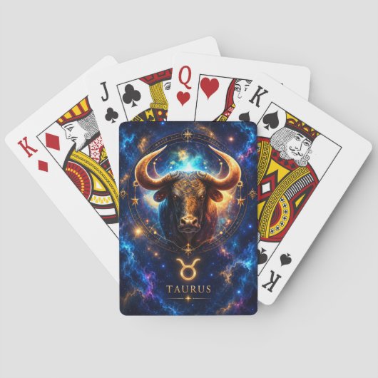 Cosmic Taurus Speelkaarten (Achterkant)