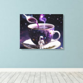 Cosmic Tea Party Canvas Afdruk (Insitu (Houten vloer))