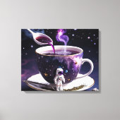 Cosmic Tea Party Canvas Afdruk (Voorkant)