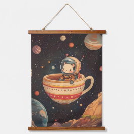 Cosmic Tea Voyage Hangend Wandkleed