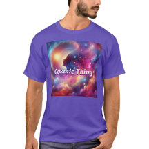 Cosmic Thing Unisex T-shirt, zacht en comfortabel