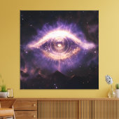 Cosmic Third Eye Awakening - Spiritual Awareness Canvas Afdruk (Insitu (Woonkamer))
