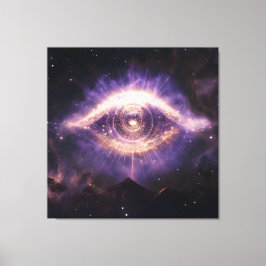 Cosmic Third Eye Awakening - Spiritual Awareness Canvas Afdruk