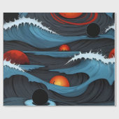 Cosmic Tides Cadeaupapier (Vlak)