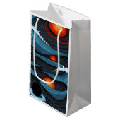 Cosmic Tides Klein Cadeauzakje (Voorkant Gekanteld)