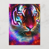 Cosmic Tiger Briefkaart (Voorkant)
