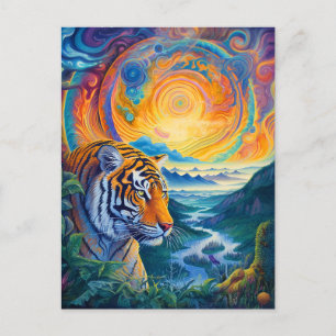 Cosmic Tiger Briefkaart