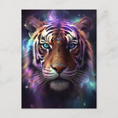 Cosmic Tiger Briefkaart (Voorkant)