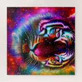Cosmic Tiger Jigzaag Puzzle Legpuzzel (Horizontaal)