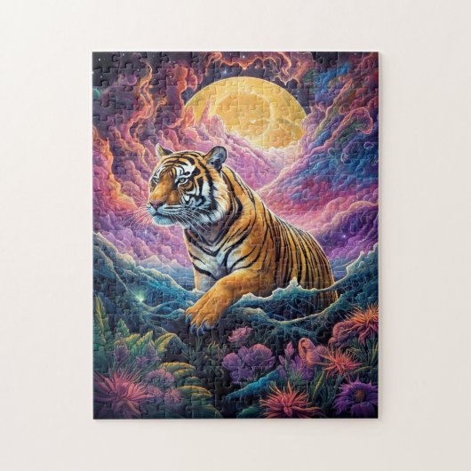 Cosmic Tiger Legpuzzel (Verticaal)